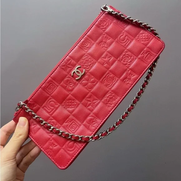 Chanel - red mini vintage bag purse - Picture 2 of 7
